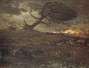 Jean Francois Millet Storm painting